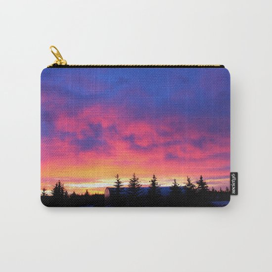 Cotton Candy Sunrise Carry-All Pouch