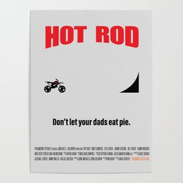 Minimal Hot Rod Movie Poster Poster