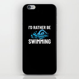 Swimming Coach Swim Pool Swimmer Lesson iPhone Skin