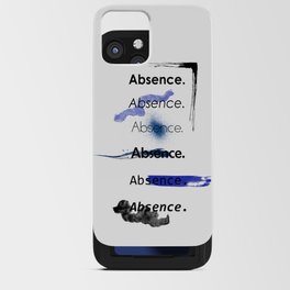 absence iPhone Card Case