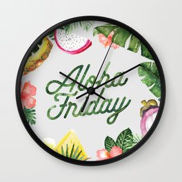 Aloha Friday! Wall Clock