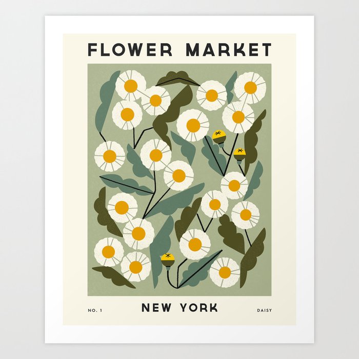 Flower Market No. 1 Art Print