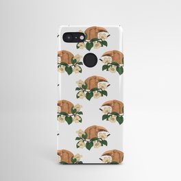 illustration of tropical bird and pomelo flower Android Case