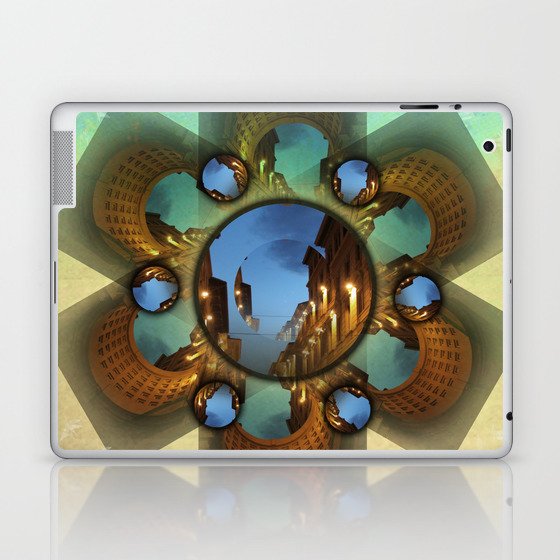 Emerald orbit Laptop & iPad Skin
