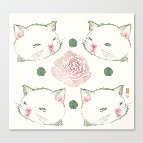 Cat's Waltz 고양이 왈츠 Canvas Print