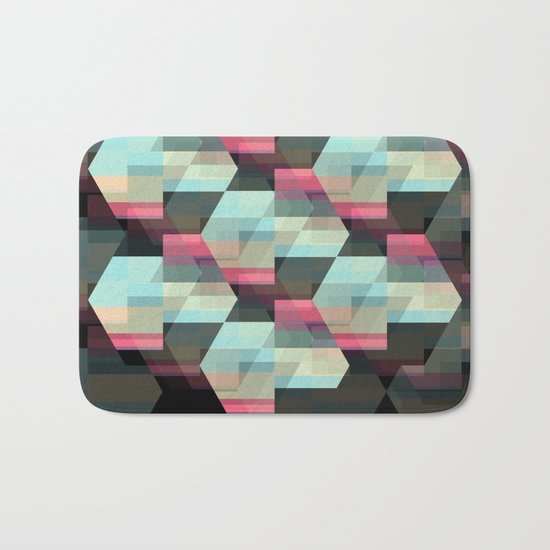 Hexagon Bath Mat