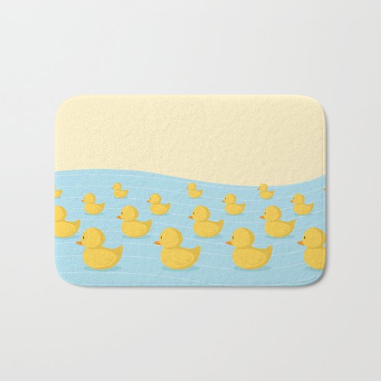 Rubber Duckie Army Bath Mat