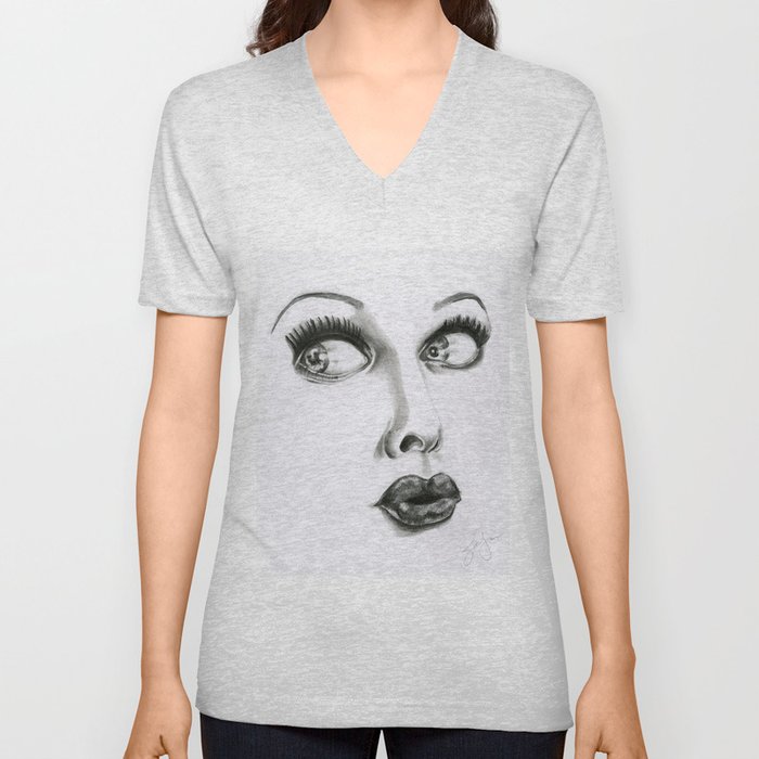 Lucille Ball V Neck T Shirt