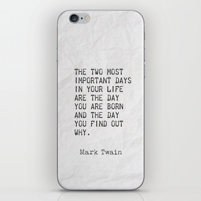 Mark Twain quotes 100 iPhone Skin