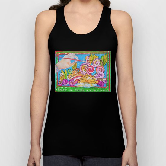 Peace on Earth Unisex Tank Top