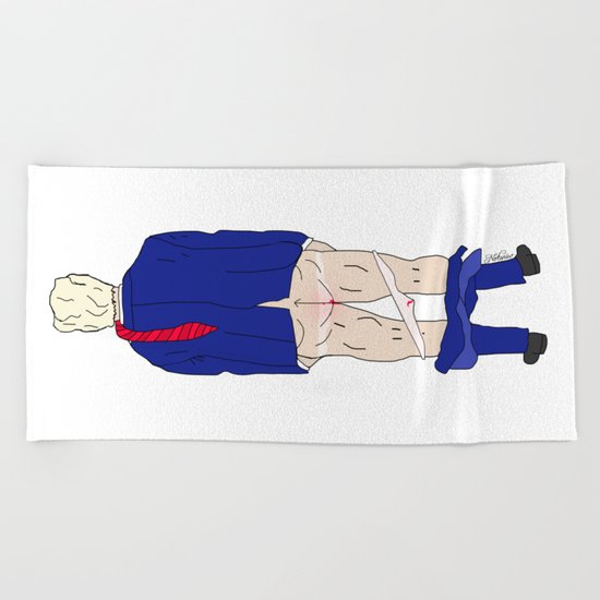 Trump Butt Beach Towel