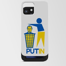 PutIn Trash Ukrainian Flag Colors  iPhone Card Case