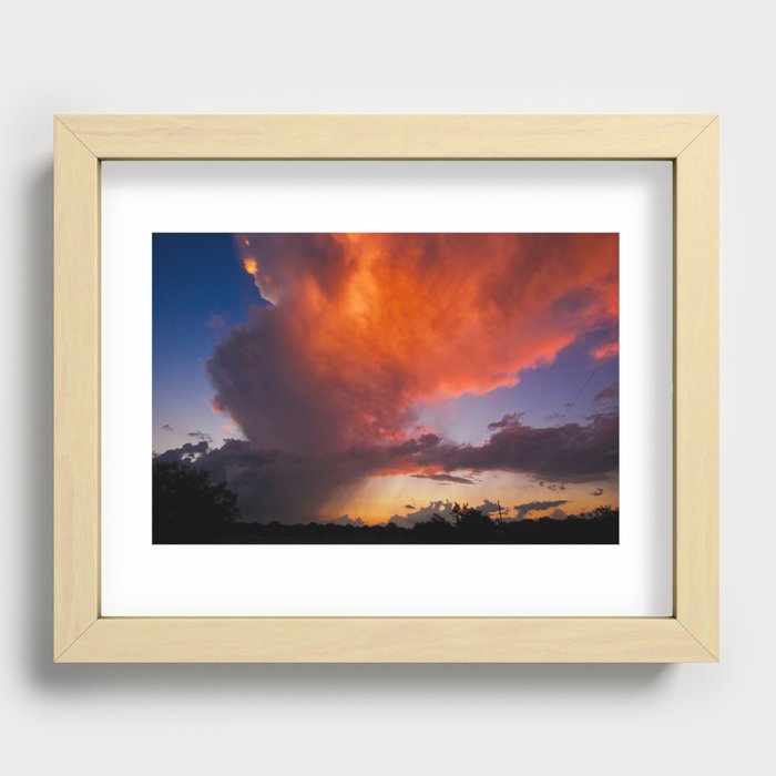 Before The End Of The Storm Recessed Framed Print