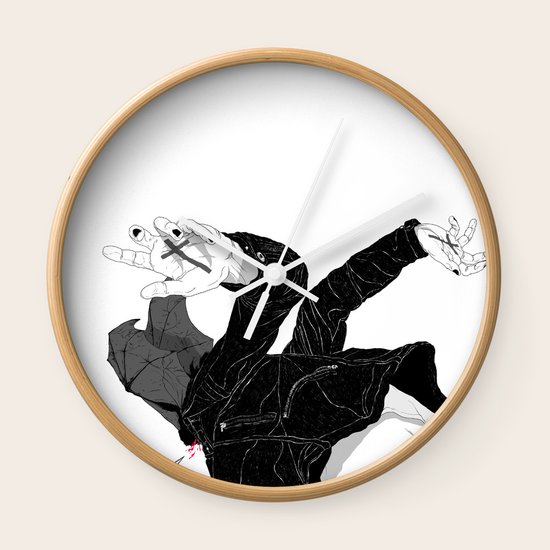 Cough it Up Wall Clock