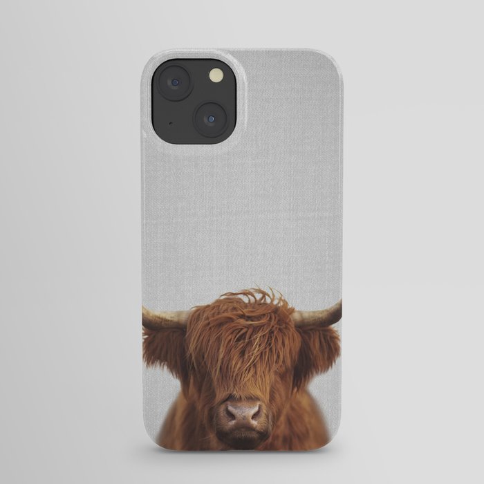 Highland Cow - Colorful iPhone Case