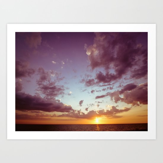 sunset Art Print