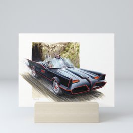 Batmobile '66 Mini Art Print
