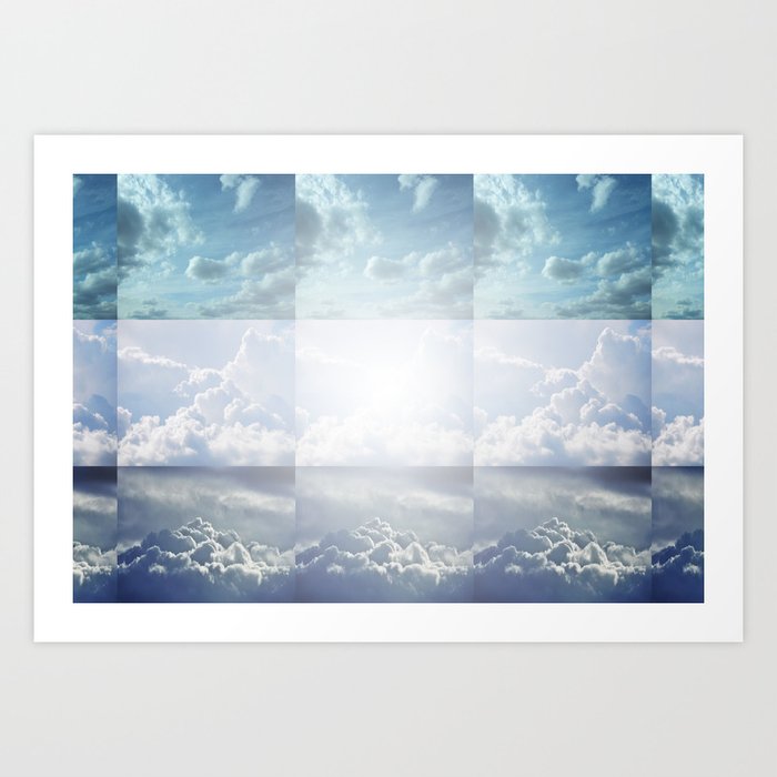 Obscured by Clouds Art Print