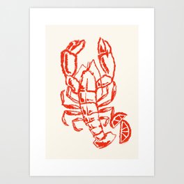 lobster Art Print
