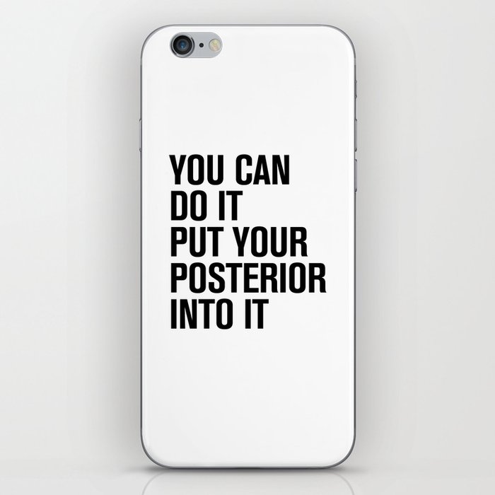 HIP HOPOLITELY // You Can Do It iPhone Skin