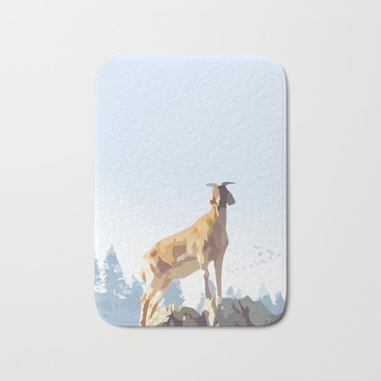 Mountain Goat Bath Mat