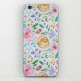 Floral Exotic Pattern Design iPhone Skin