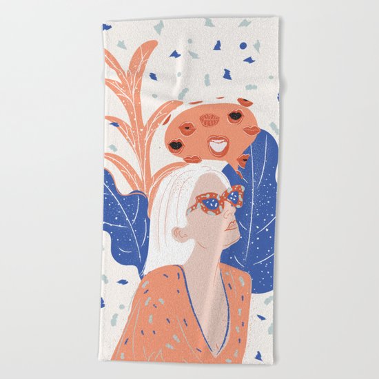 Thinkin About Kissin You Beach Towel