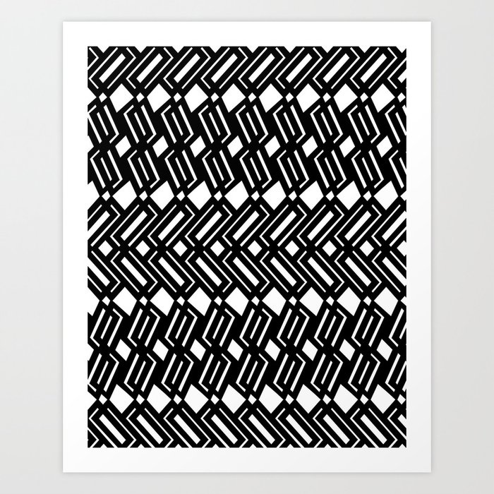 Black Horizontal Stripes Pattern - Geometrical - Patterns - Search Art