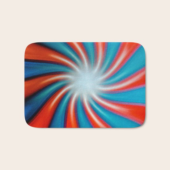 Crazy Colors Bath Mat