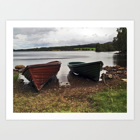Loch Knockie Art Print