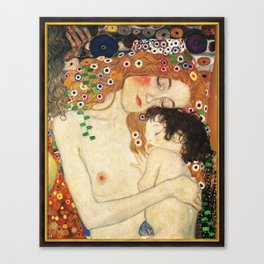 Mother and Baby - Gustav Klimt Canvas Print