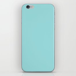 Solid Color LIGHT TEAL iPhone Skin