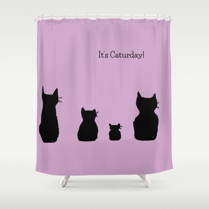It's a cute Caturday ! Shower Curtain