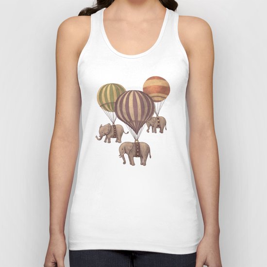 Flight of the Elephants Unisex Tank Top
