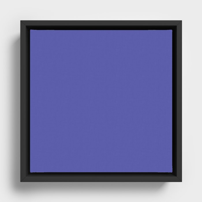 Monochrome blue 85-85-170 Framed Canvas