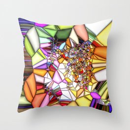 Stained Glass II Throw Pillow