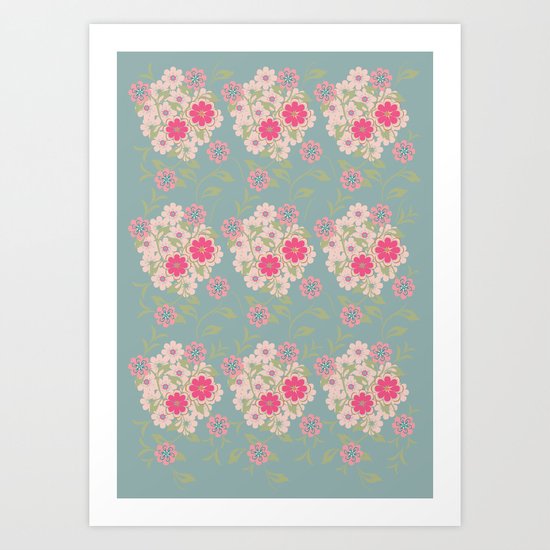 Flower pad Art Print