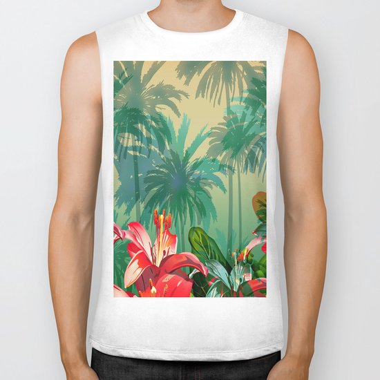 Tropical Biker Tank