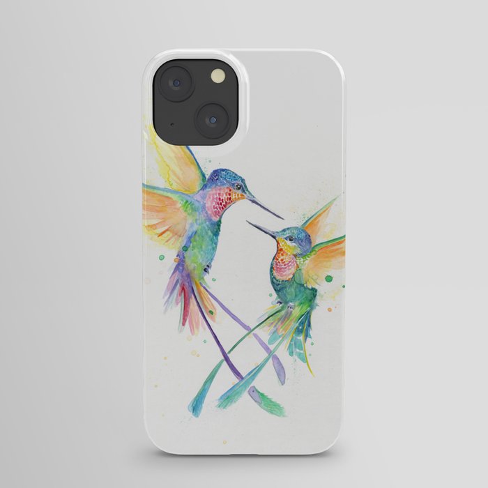 Hopeful Hummingbirds iPhone Case