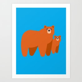 Bear cub Art Print