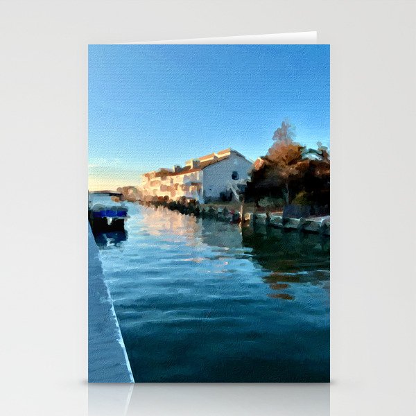 Boat Docks by the Bay Stationery Cards