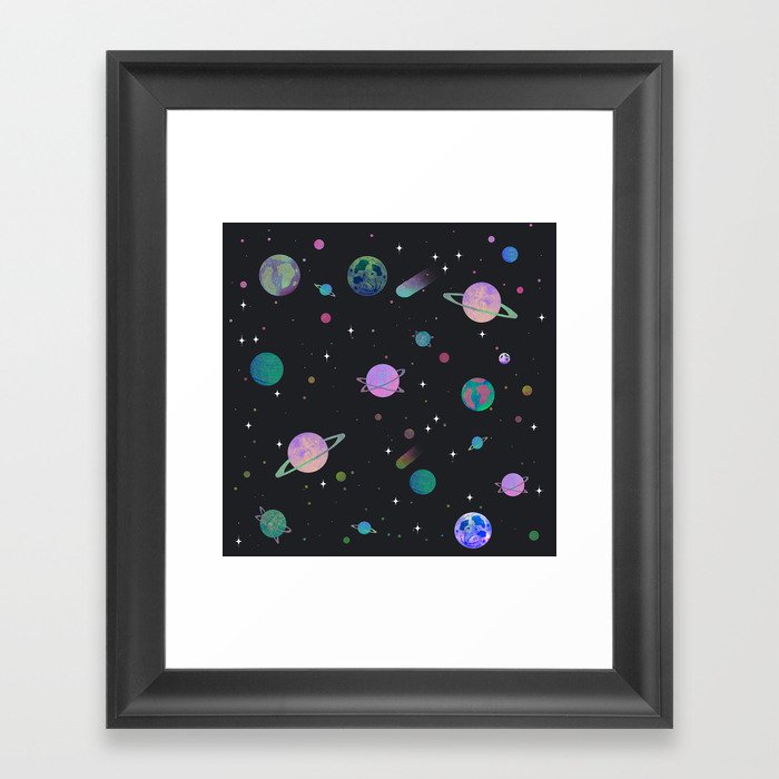 outerspace Framed Art Print