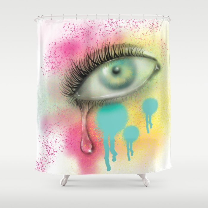 Last tear I shed for you Shower Curtain