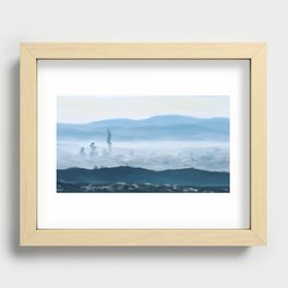 Hidden In The Mist Recessed Framed Print