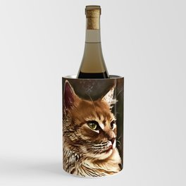  Beautiful maine coon Wine Chiller