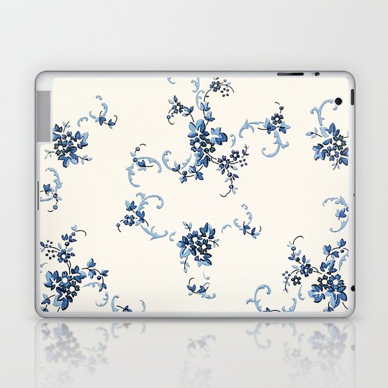 Vintage Floral 34 Laptop & iPad Skin