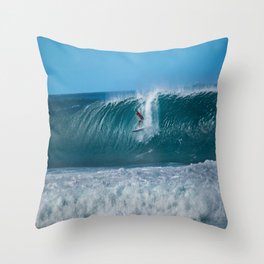 Surfing Throw Pillow