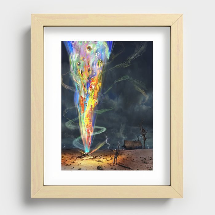 H.P. Lovecraft The Colour Out of Space Recessed Framed Print