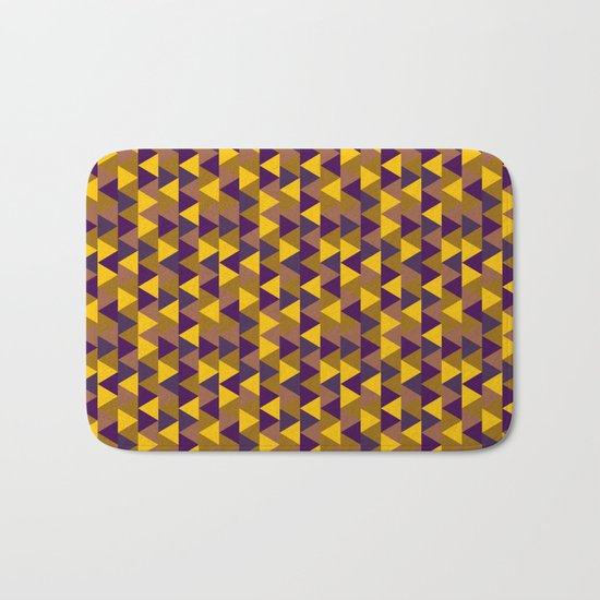 Funky Triangles Bath Mat
