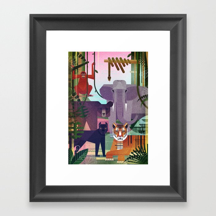 Welcome to the Jungle Framed Art Print